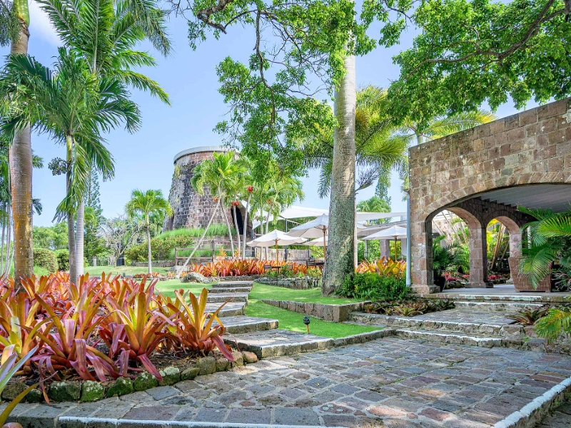 Mill Privee Restaurant Courtyard