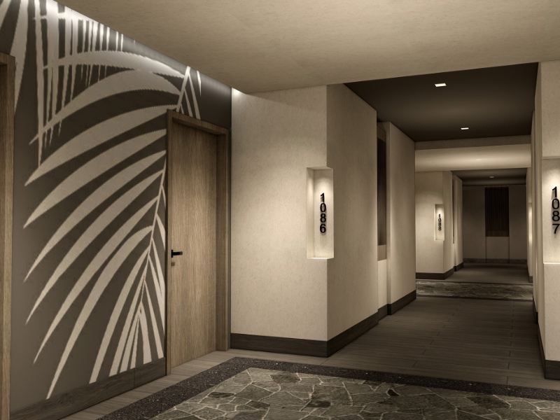 Hotel Hallway