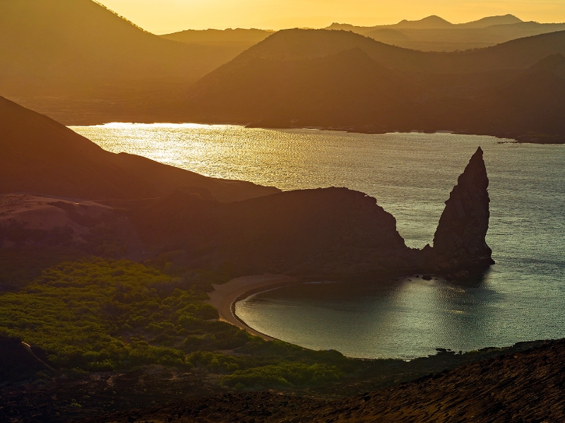 The Pinnacle Rock Sunset Isla Bartolome