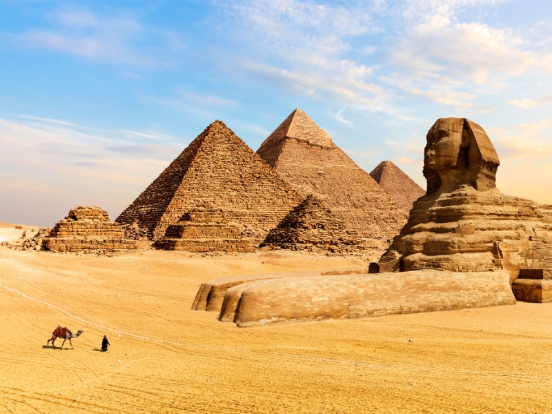 The Pyramids of Giza and the Great Sphinx