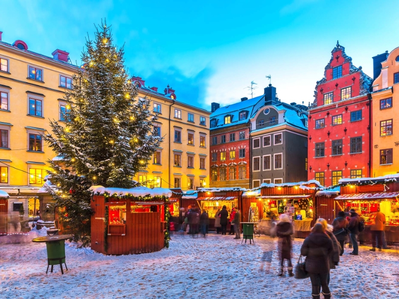 Stockholm Sweden Christmas Market