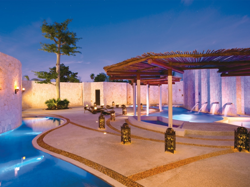 Outdoor Spa Area