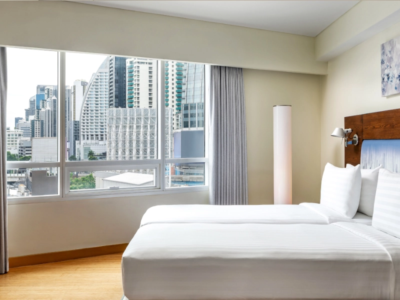 Deluxe Corner Room Twin Bed