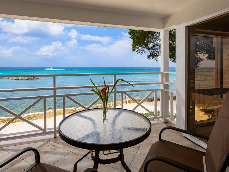 Ocean view balcony