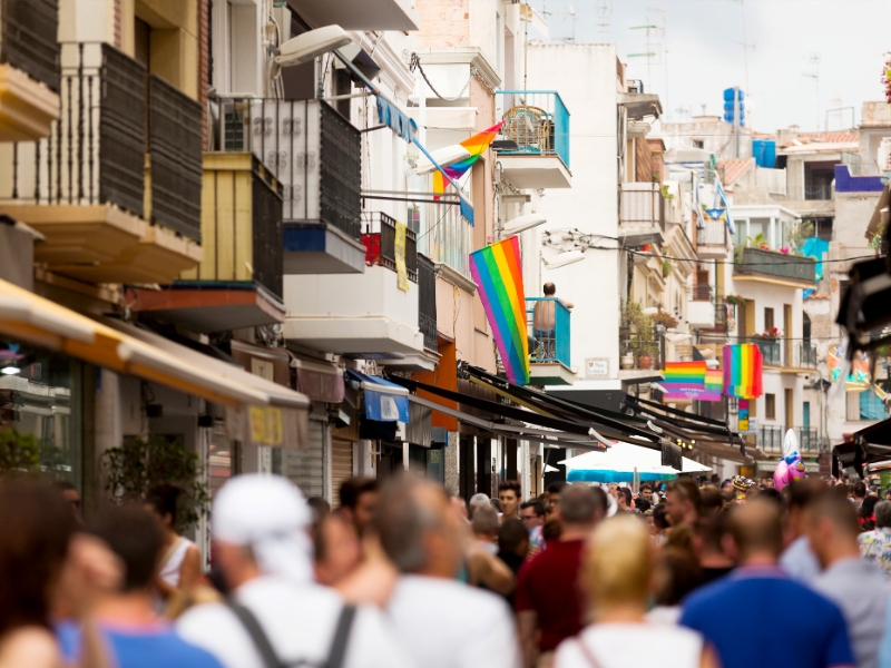 Rainbow Flags Sitges