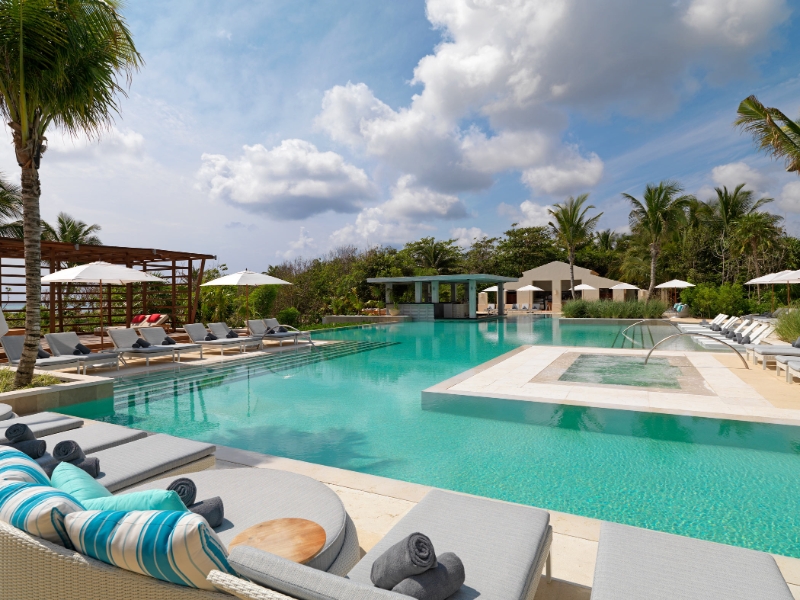 Poolside View