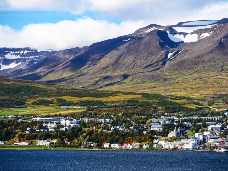 Eyjafjorour Fjord