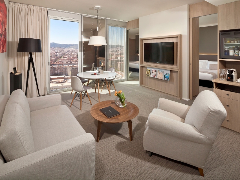 The Level Junior Suite Living Room