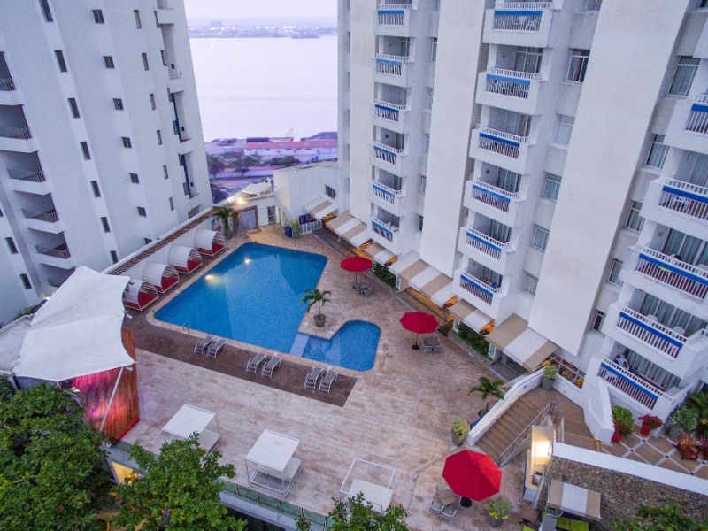 Aerial View Pool