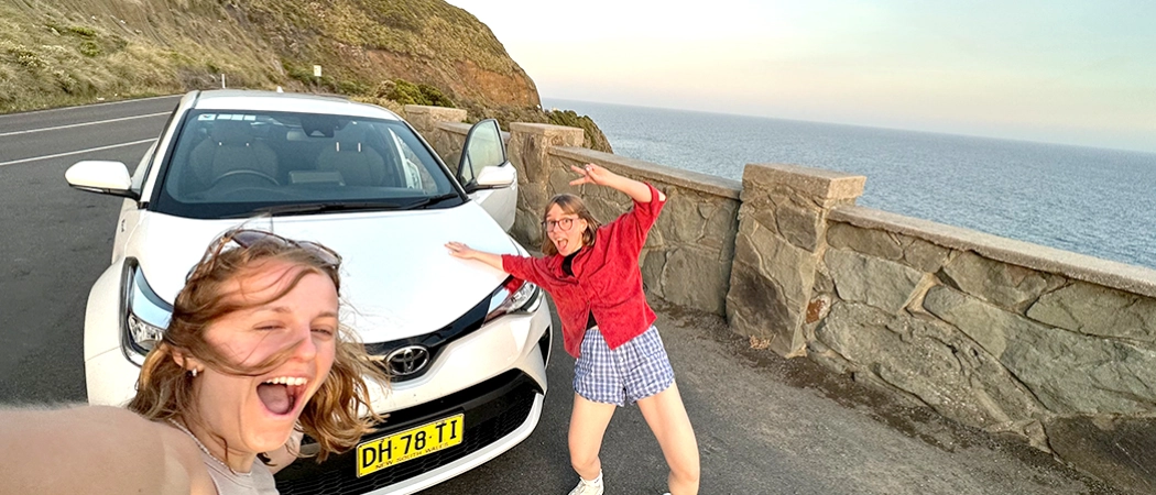 Voyage en voiture sur le Grand Océan en Australie