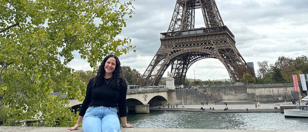 Paris In front of the Eiffel Tower