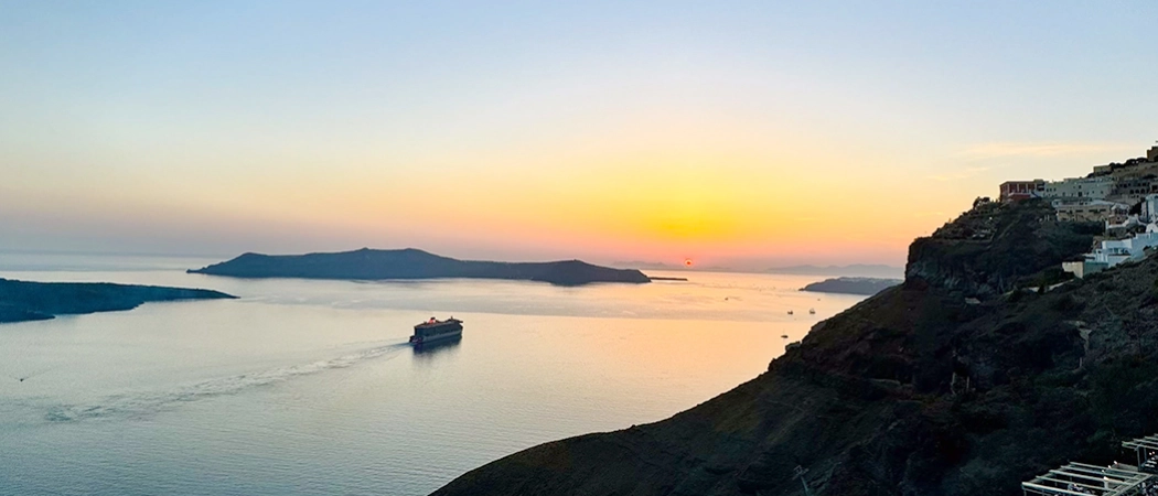 Sunset in Santorini