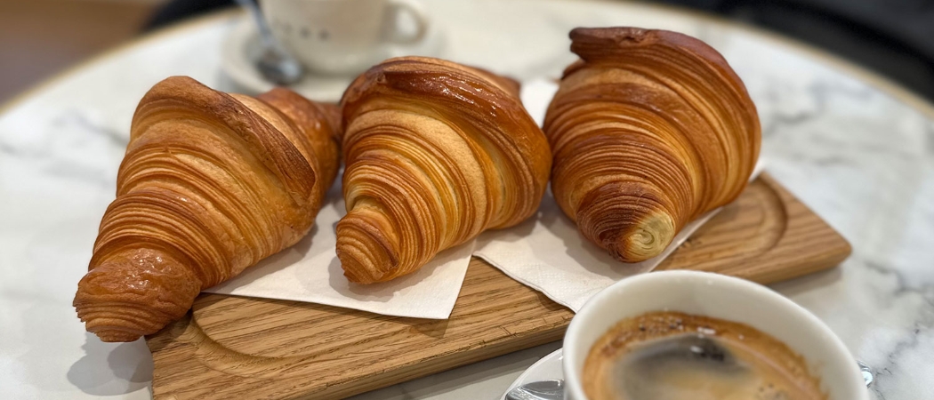 Paris Croissant in the morning