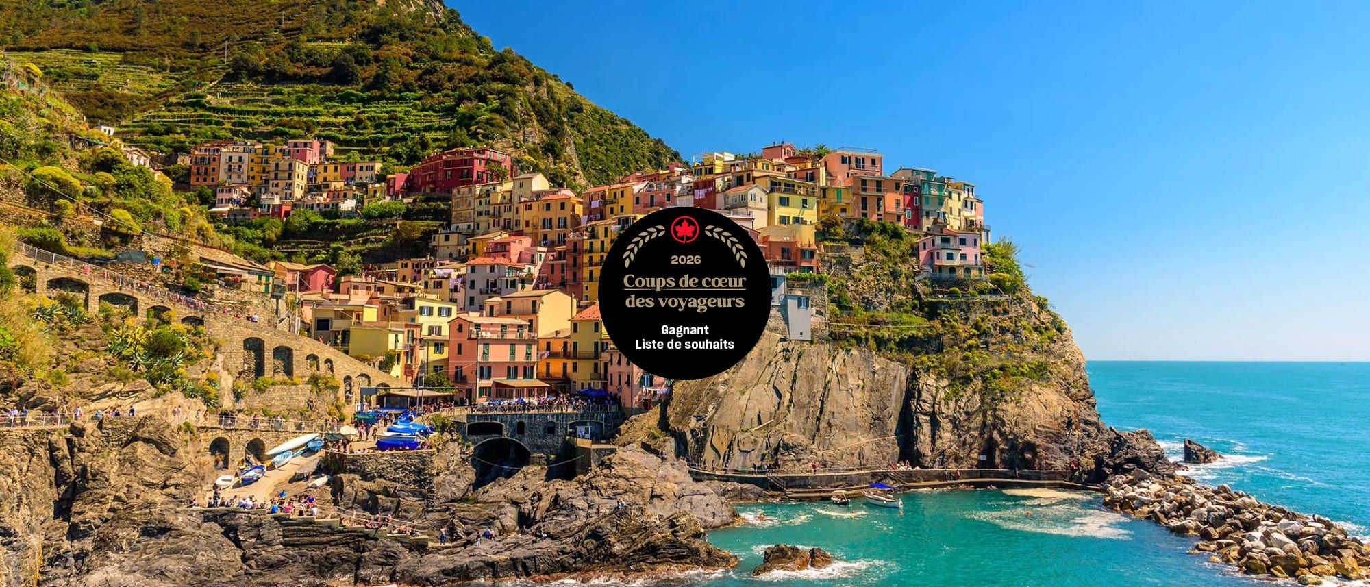 Gagnant Liste de souhaits Italie Cinq Terre
