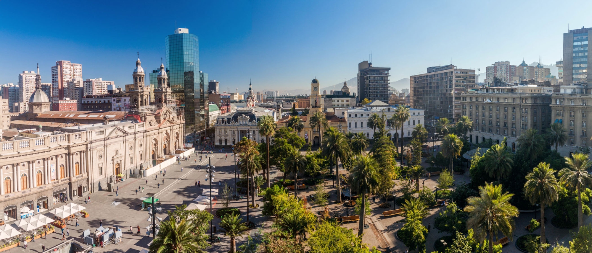 Plaza de Armas square Santiago Chile
