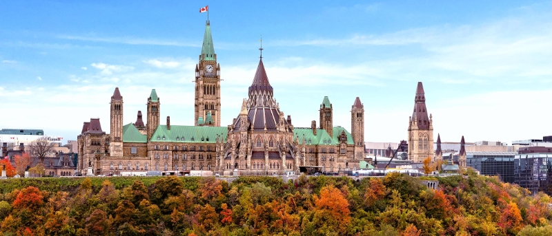 Édifice du Parlement à Ottawa