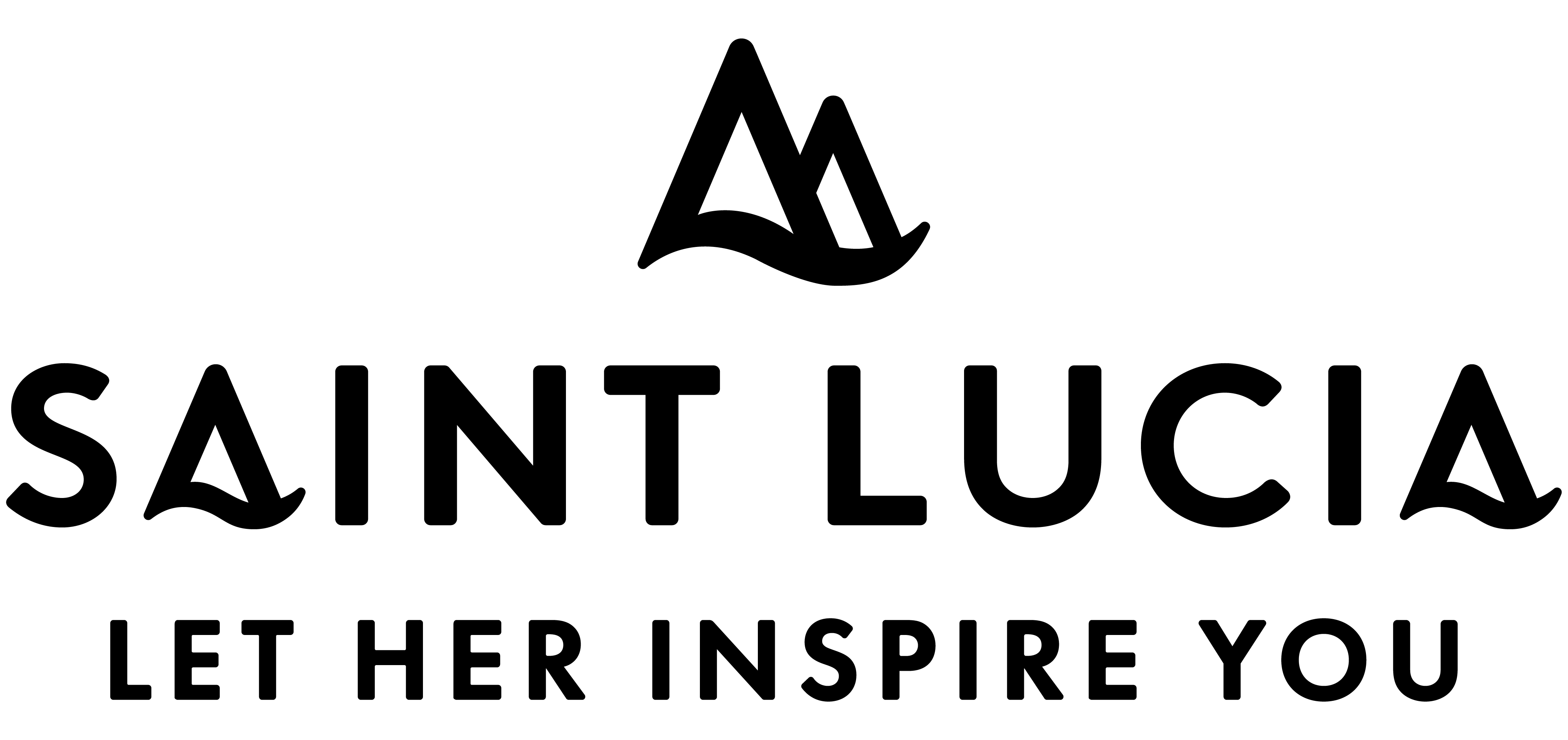 Logo Saint Lucia let her inspire you