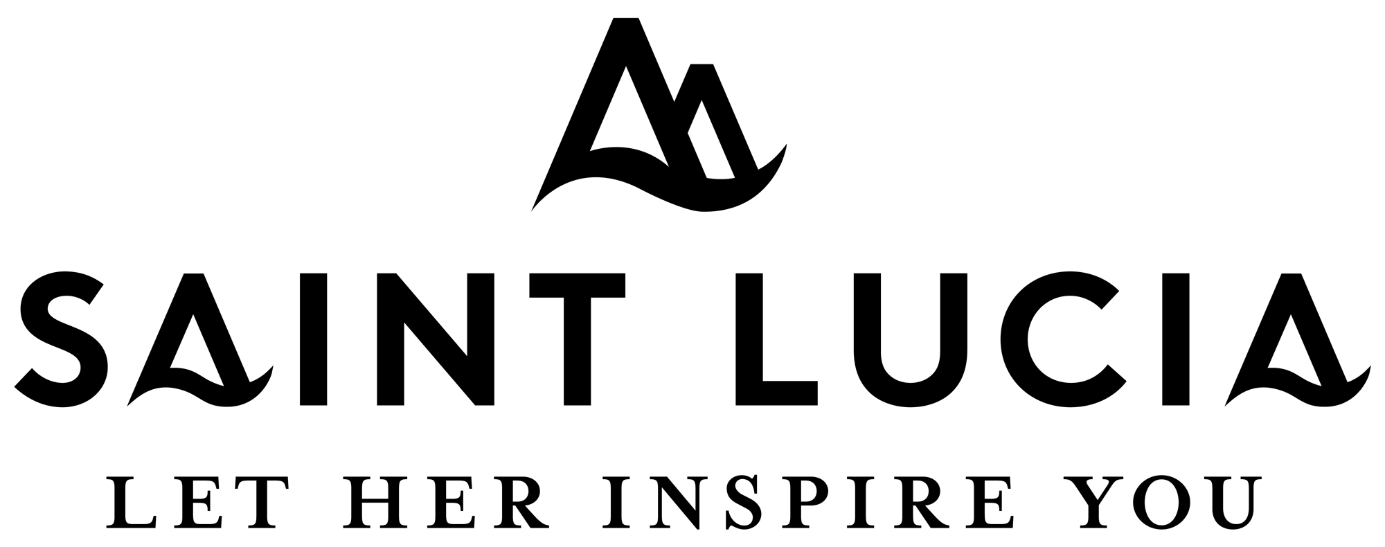 Logo Saint Lucia Let Her Inspire You