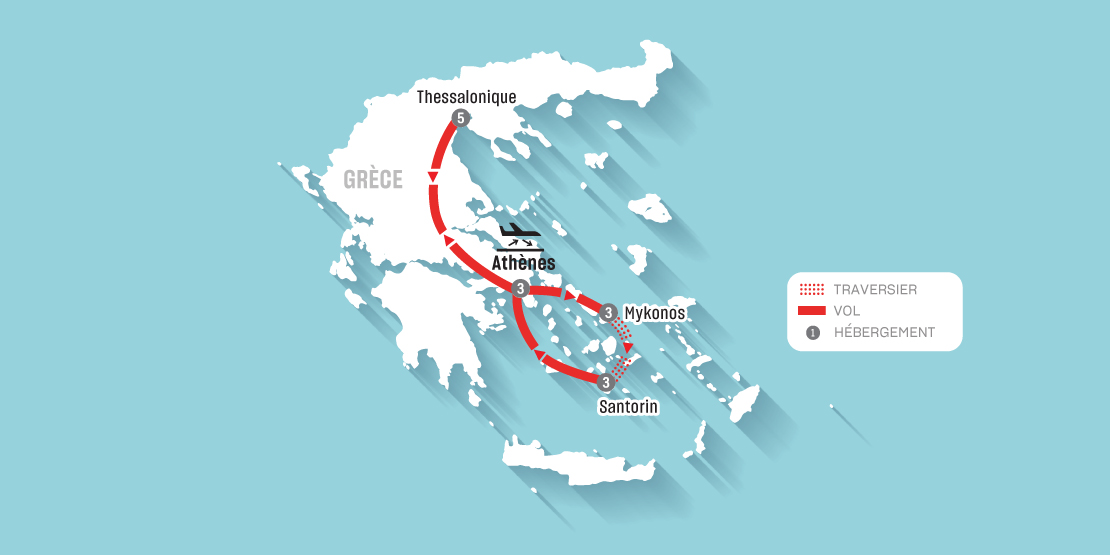 Séjour de luxe en bord de mer dans le nord de la Grèce et exploration des Cyclades