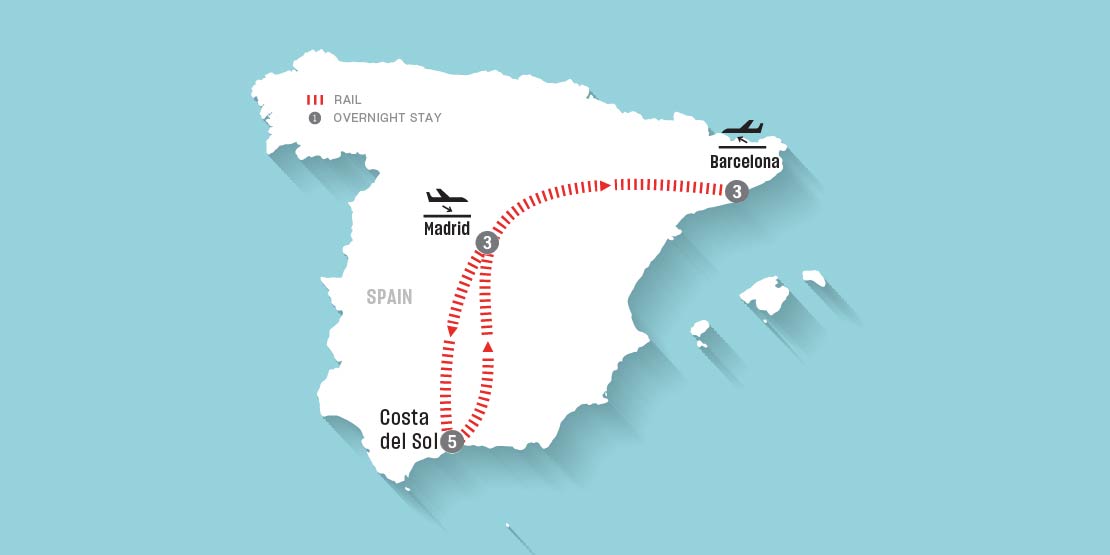 Spain's Cities and Coast